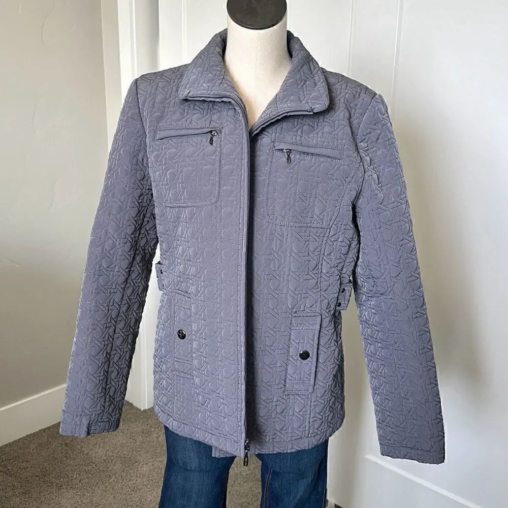 Gallery Quilted Gray Coat